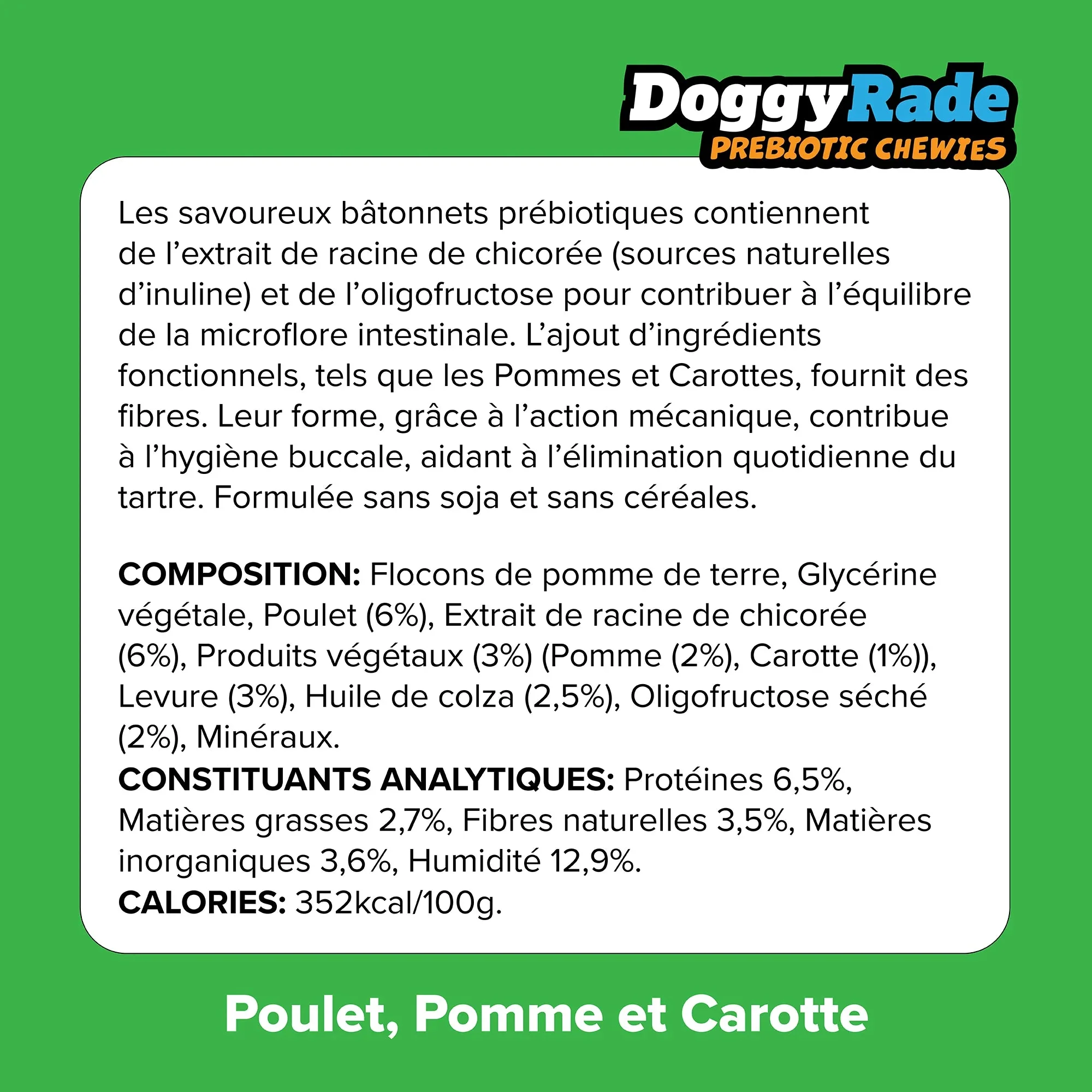 Friandises à Mâcher pour chiens aux Super-aliments Prébiotiques - Doggyrade – Image 4