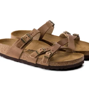 BIRKENSTOCK – SANDALE – FRANCA – OIL LEATHER – 1015930 (#121) – TOBBACO