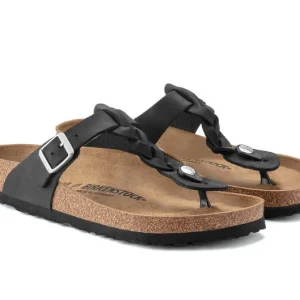 BIRKENSTOCK – SANDALE – GIZEH – CUIR HUILÉ – 1021349 (#88) – NOIR