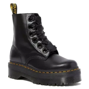 DR MARTENS - BOTTE PLATEFORMS - MOLLY - R24861001 (#113) - NOIR