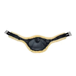 Sangle bavette demi-lune en mouton Mattès