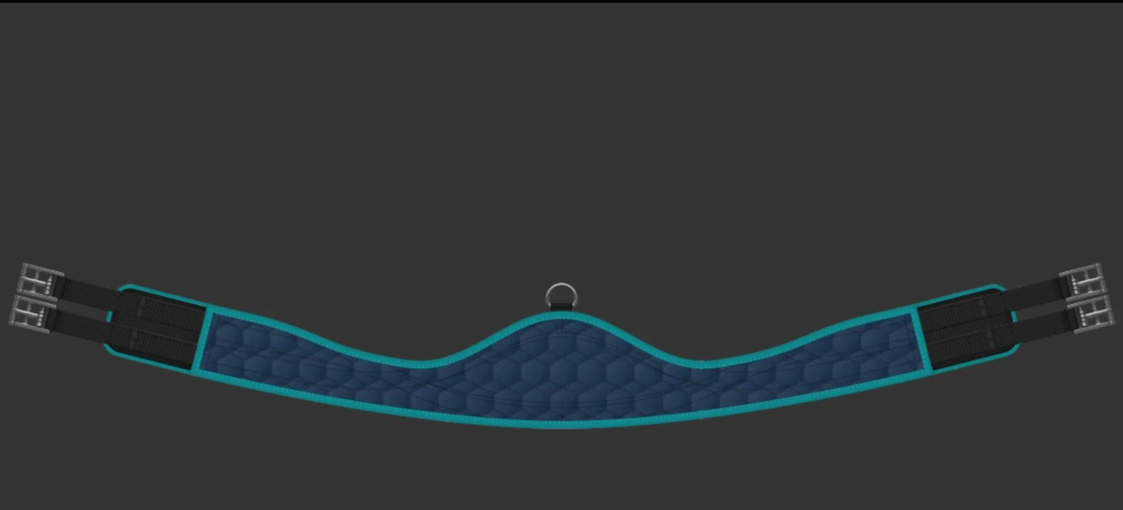 Sangle de base en tissu coton longue forme demi-lune – Image 2