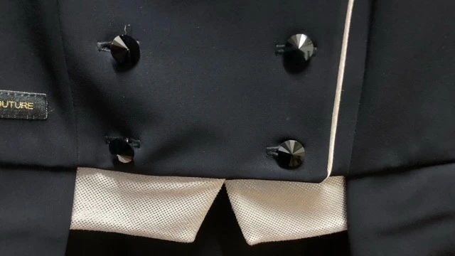 Mini-frac Lamantia Couture femme SoftShell col suédine beige – Image 4