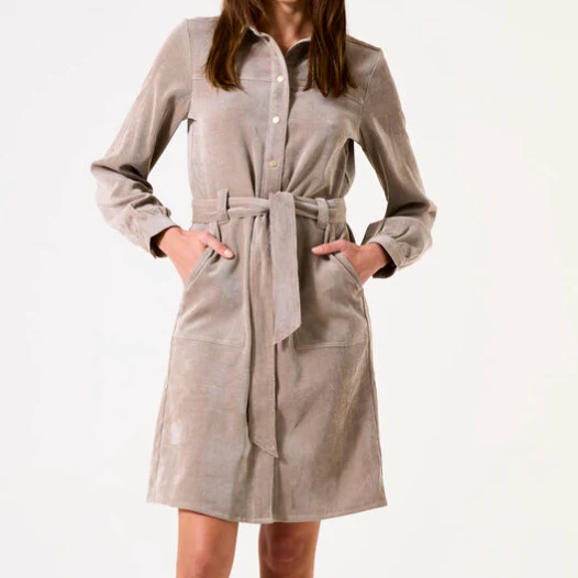 Robe Femme Taupe Garcia I50281-3459 – Image 4