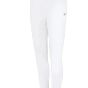 Pantalon d'équitation Femme Pikeur Lucinda Blanc full grip