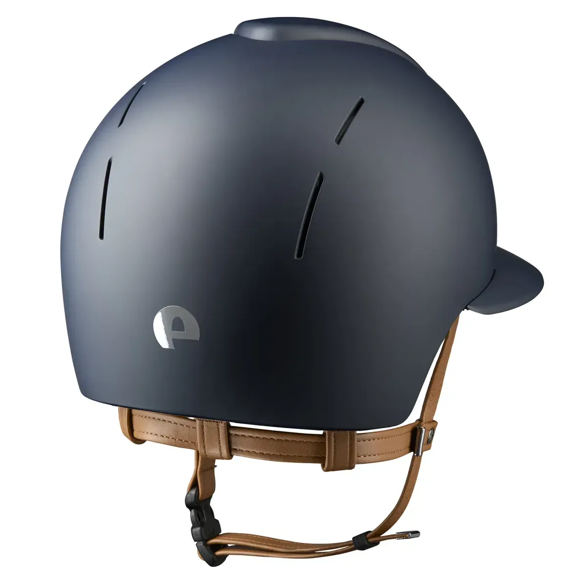 Casque d’Équitation KEP Smart Nova Textile – Jugulaire Beige & Visière Polo – Image 2