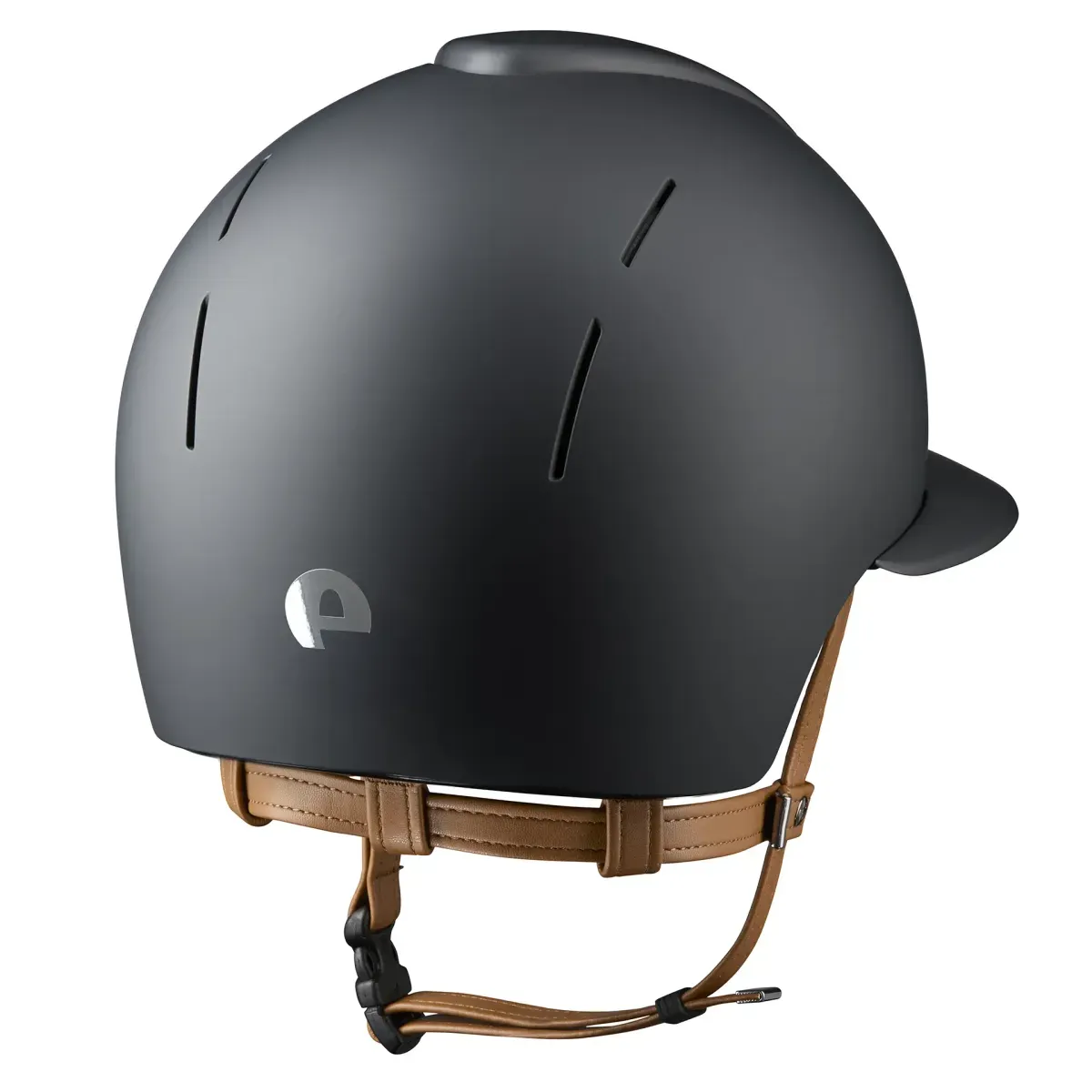 Casque d’Équitation KEP Smart Nova Textile – Jugulaire Beige & Visière Polo – Image 4