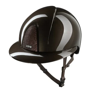 Casque d’équitation KEP Smart Nova Metal Polish – Star & Visière Polo