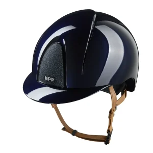 Casque d’équitation KEP Smart Nova Metal Polish – Star & Jugulaire Beige