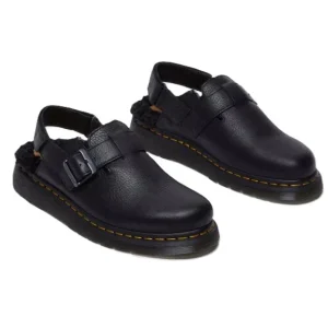 DR MARTENS – JORGE II MULE FAUX FUR – R31885001 (#185) – NOIR