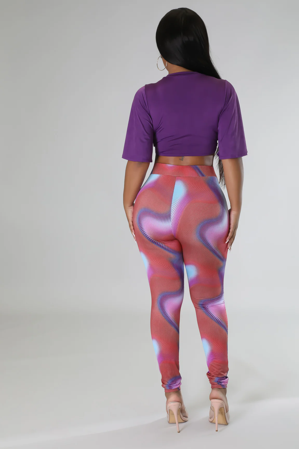 Nova ensemble legging top violet – Image 3