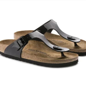 BIRKENSTOCK – SANDALE – GIZEH – BIRKO-FLOR-PATENT – 43663(N) - 43661(R) (#117) – NOIR