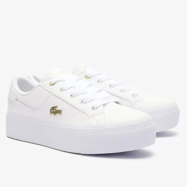 LACOSTE – SNEAKERS ZIANE PLATFORM – 7-47CFA0005 (#34) – BLANC