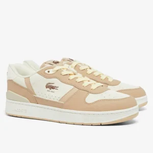 LACOSTE – T-CLIP – 7-49SMA0072 (#41) – CUIR BRUN / OFF WHITE