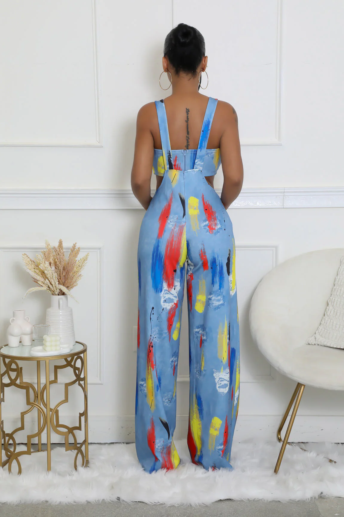 Ensemble salopette bas large – Image 8