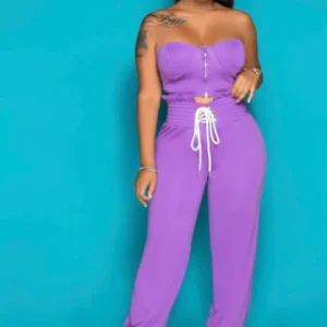 Ensemble top pantalon sexy