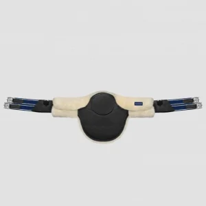 Fourreau en peau d'agneau pour sangle bavette PASSIERBLU