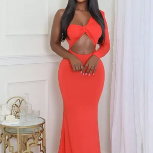 Robe extensible 1 manche longue encolure en cœur