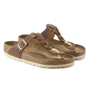BIRKENSTOCK – GIZEH BRAIDED – 1021355 (#87) – COGNAC