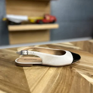 BOTTERO - CHAUSSURE DAME - WYNN (#34) - OFF WHITE / NOIR