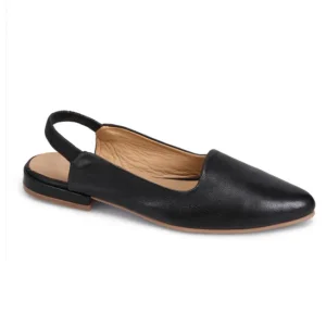BUENO - SLINGBACK INDIE FLAT (#80) - NOIR
