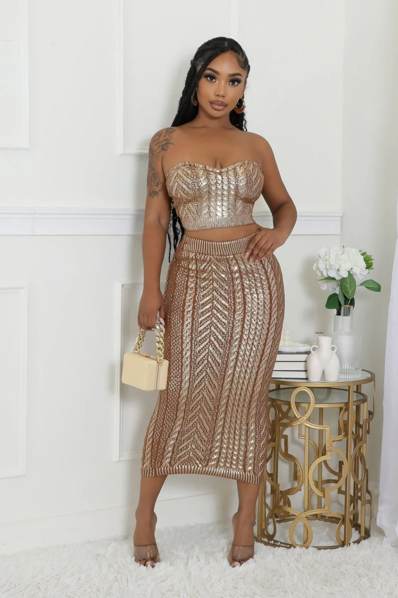 Ensemble jupe extensible et top sans manche – Image 7