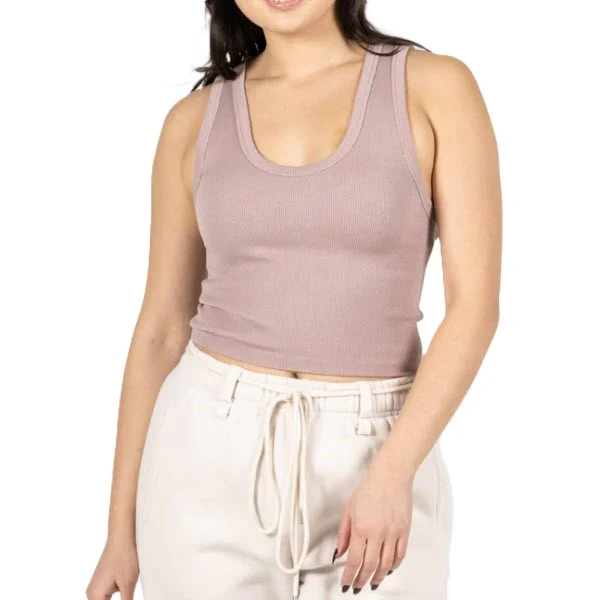 C'EST MOI - CAMISOLE COURT EN BAMBOU COTELÉ - CEBT1014 – Image 5