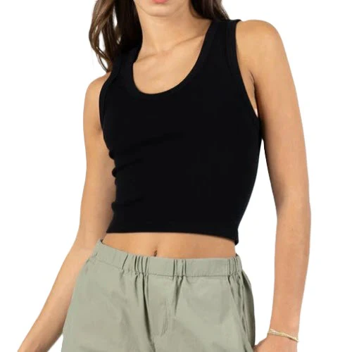 C'EST MOI - CAMISOLE COURT EN BAMBOU COTELÉ - CEBT1014 – Image 3