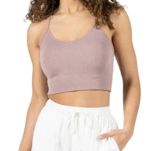 C'EST MOI - CAMISOLE DOS CROISÉ EN BAMBOU COTELÉ - CEBT1021