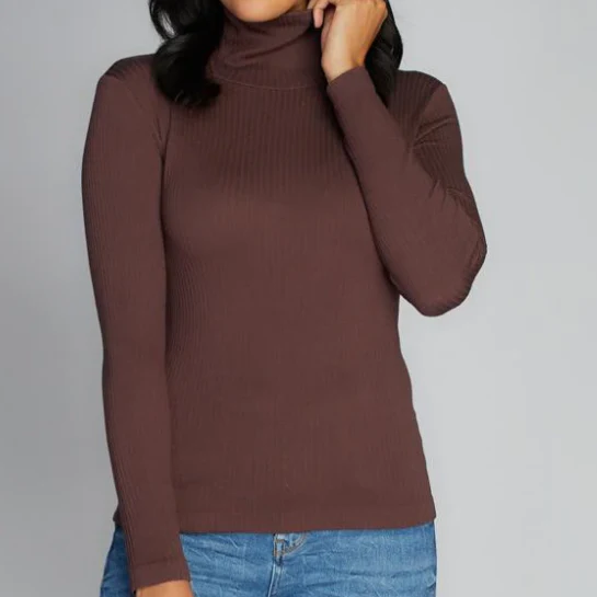 CHANDAIL COL ROULE FEMME C'EST MOI CERT1208 – Image 2