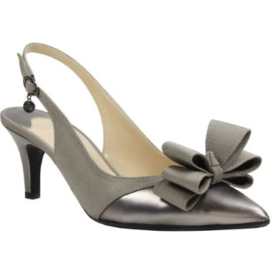DISPONIBLE EN LIGNE SEULEMENT - J.RENEÉ - GABINO - SOULIERS À TALONS - PEWTER – Image 3