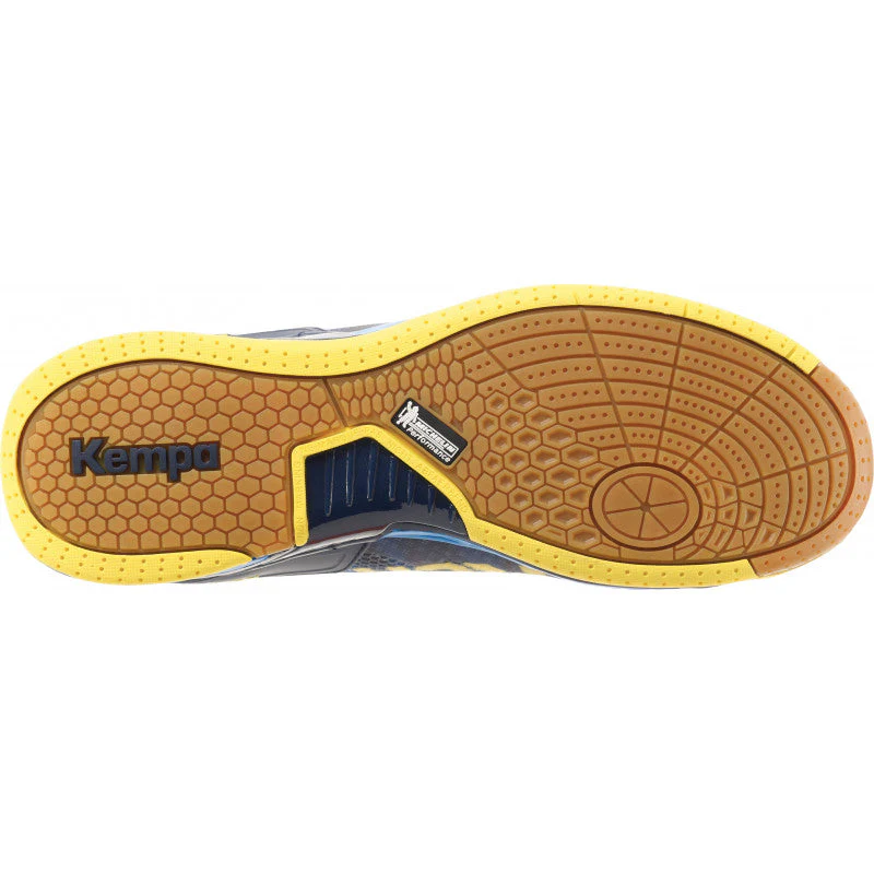 Chaussures de Handball Attack One Bleu Jaune 2017 – Image 2