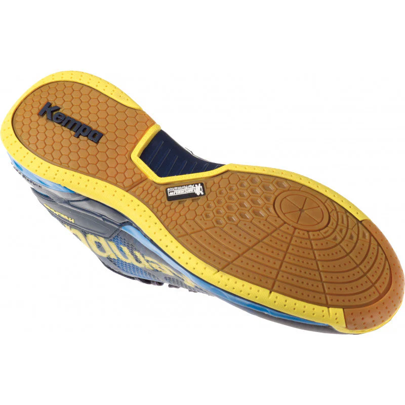 Chaussures de Handball Attack One Bleu Jaune 2017 – Image 4