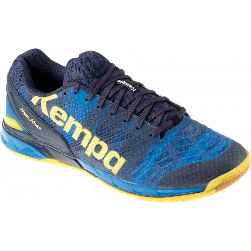 Chaussures de Handball Attack One Bleu Jaune 2017 – Image 5