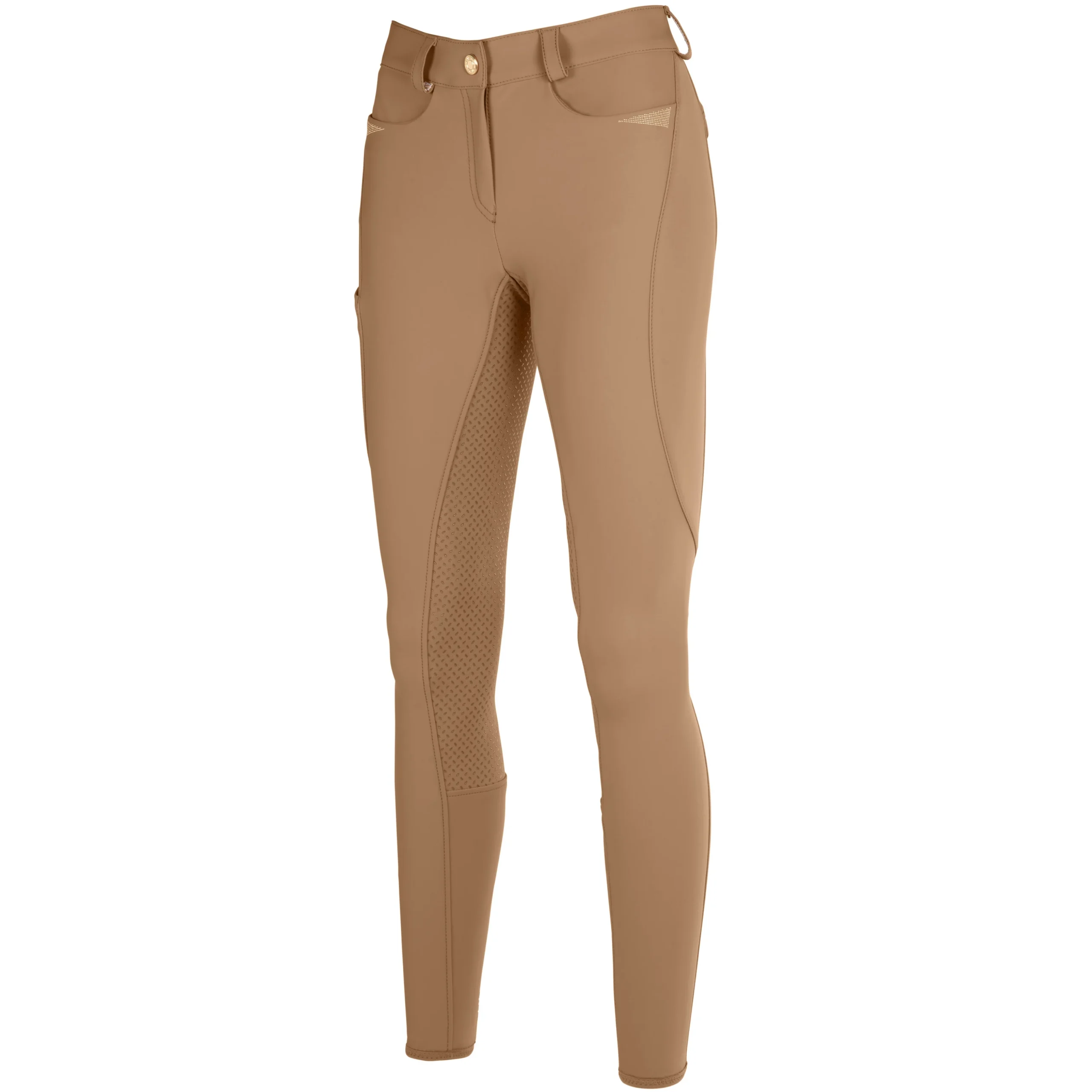 Pantalon d'équitation Pikeur Laure Full grip Caramel