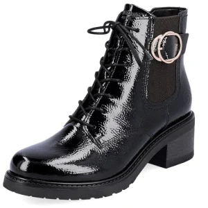 Botte Femme Noir Remonte D1A72-01 (#87)