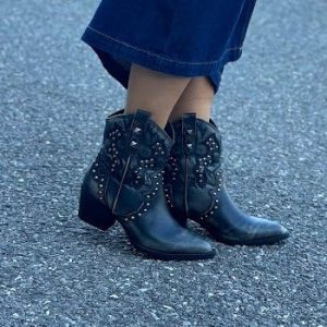 DIRTY LAUNDRY - NOWHERE WESTERN BOOT - (#9) - NOIR