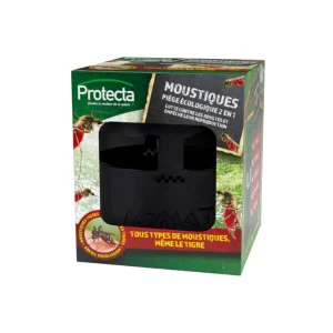 PIÈGE MOUSTIQUE ÉCOLOGIQUE 2 EN 1 Protecta