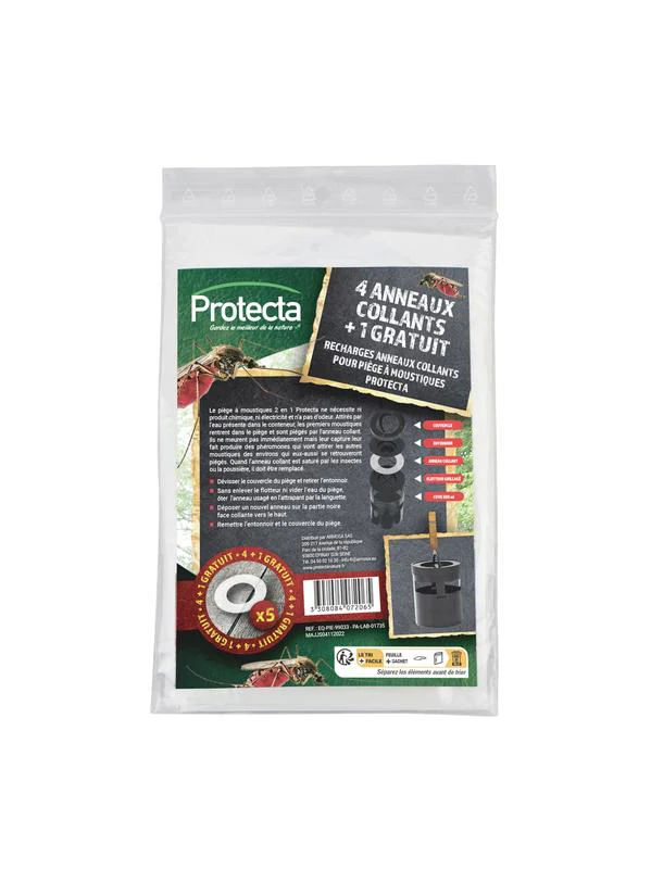 ANNEAUX COLLANTS POUR PIÈGE MOUSTIQUES PROTECTA