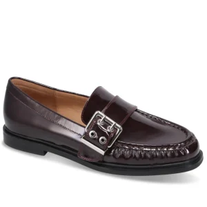 Mocassins Femme Burgundy Cuir Genelle (#13)