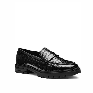 Ara Crescent 12-11225-01 en cuir verni croco.