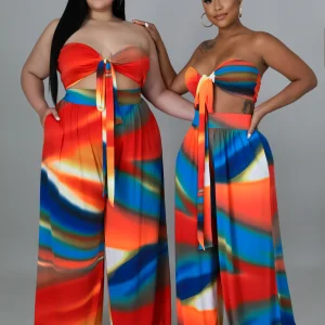 Ensemble 2 pièces pantalon et top