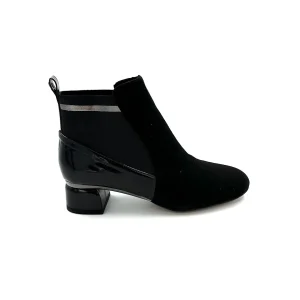DISPONIBLE EN LIGNE SEULEMENT - J.RENEÉ - FRESCURA - BOTTES À TALONS - SUEDE / PATENT