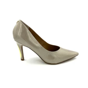 DISPONIBLE EN LIGNE SEULEMENT - J.RENEÉ - PHOEBIE - SOULIERS À TALON - TAUPE PATENT
