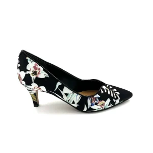 DISPONIBLE EN LIGNE SEULEMENT - JRENEÉ - SOULIERS À TALONS - ABIGAILE - FLORAL FABRIC
