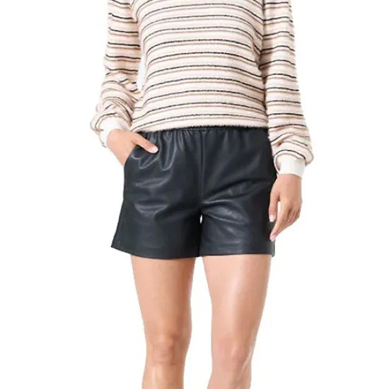 Short look cuir - Garcia - j50140-60 - NOIR – Image 2