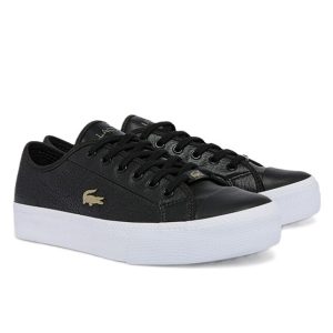 LACOSTE – SNEAKERS ZIANE – 7-41CFA0054 (#17) – CUIR NOIR