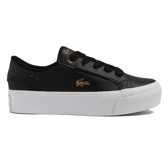 LACOSTE – SNEAKERS ZIANE PLATFORM – 7-45CFA0013 (#22) – CUIR NOIR – Image 2