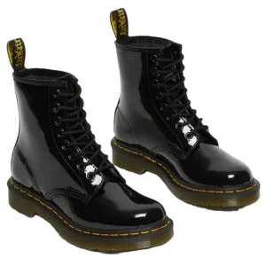 DR MARTENS - BOTTE - CUIR VERNIS - 1460 - R11821011 (#170) - NOIR