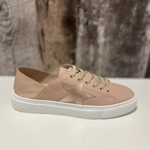MOLLINI - SNEAKER CUIR - HOLIDAY- (#4) M011948POD-LE - ROSE GOLD
